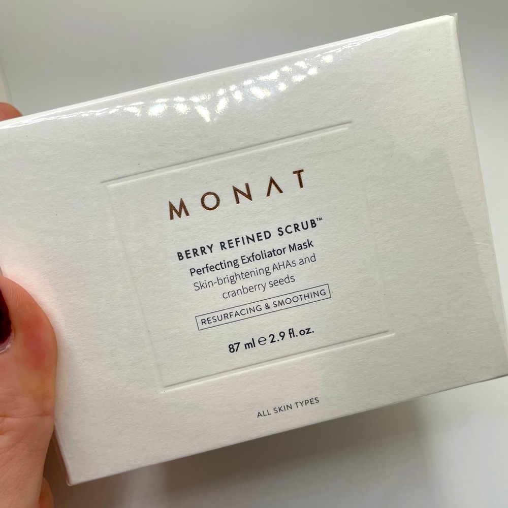 MONAT Berry Refined Scrub New Never Opened